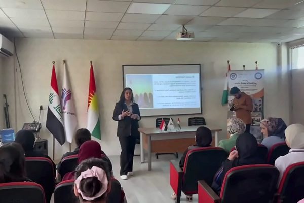 Department of Radiological Imaging Technologies Students Deliver a Breast Cancer Awareness Lecture at Al-Maarifa Private Schools (3)