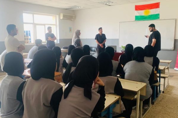 Department of Radiological Imaging Technologies Students Deliver an Awareness Lecture at Lazani Mixed Preparatory School (3)