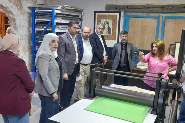 Iraqi Ministry of Trade Delegation Visits the Cultural Center at Cihan University–Erbil (1)