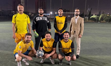 Media Department Students Play a Friendly Football Match Against Speda Satellite Channel