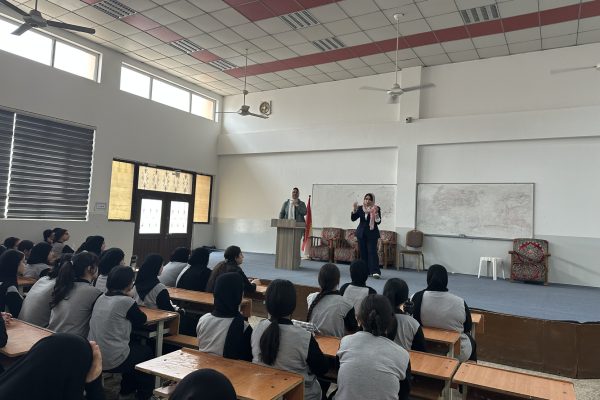 Media Department Students Present a Breast Cancer Awareness Seminar at Vanasi Girls’ High School (3)