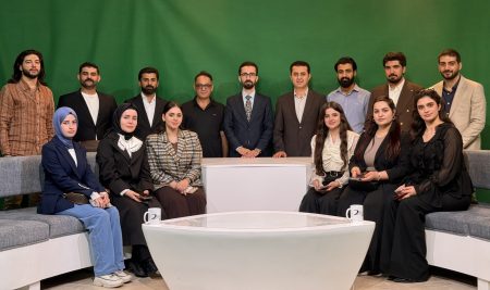 طلبة قسم الإعلام يزورون قناة “دهوك سبورت”