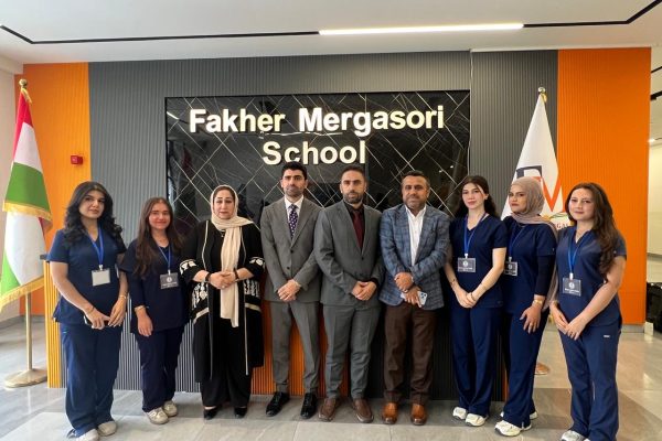 Medical Laboratory Analysis Department Students Hold a Health Awareness Activity at Fakher Mergasur School (1)