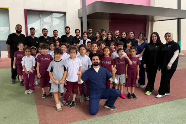 Students from the College of Dentistry Conduct Dental Examinations and Oral Health Awareness at Cadimus International School