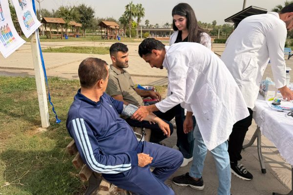 Students of the Department of Medical Biochemical Analysis Conduct a Health Awareness Activity at Peshmerga Park (1)