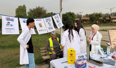 لەلایەن فێرخوازانی بەشی شیکاریی کیمیایی پزیشکی لە پارکی پێشمەرگە چالاکییەکی هۆشیاریی تەندروستیان ئەنجامدا
