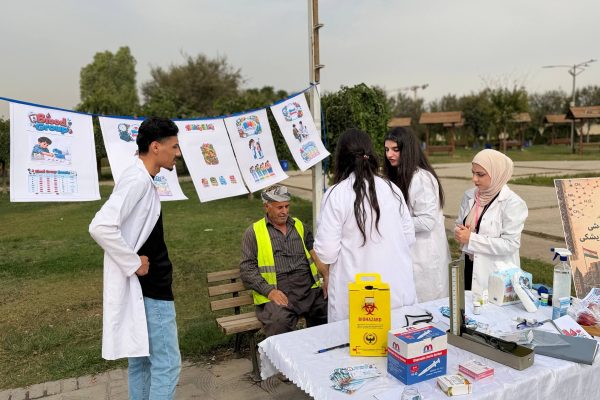 Students of the Department of Medical Biochemical Analysis Conduct a Health Awareness Activity at Peshmerga Park (2)